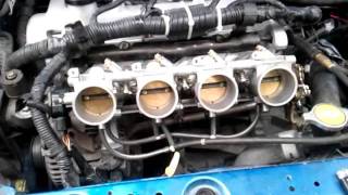 2004 toyota echo ITB first test stock ecu [upl. by Enelyt]