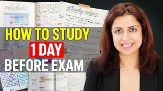 A MUST for all 1DAY BEFORE EXAM TIMETABLE amp STUDY HACKS  ExamTime Motivation [upl. by Nonie]