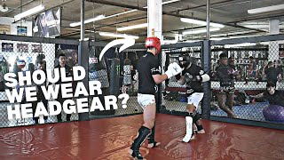 Should we wear headgear in Sparring Headbutt Accident [upl. by Michael]