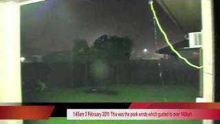 Severe Tropical Cyclone Yasi in Townsville 2 February 2011 Part 1 [upl. by Temhem160]