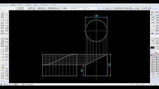 JW CAD 使い方（展開図）円柱斜めカット [upl. by Mariquilla196]