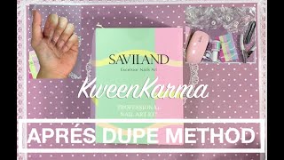 SAVILAND HAS A NAIL TIP  GLUE GEL KIT NOW  APRÉS DUPE METHOD  DEMO ONLY [upl. by Losiram]