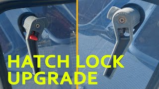 Mastering Security Easy Upgrade with Lewmar Hatch Lock Kit  Sailboat Restoration [upl. by Cynera]