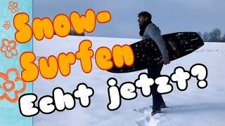 SnowSurfing Adrenalinkick im Schnee statt auf Wellen [upl. by Loredo]