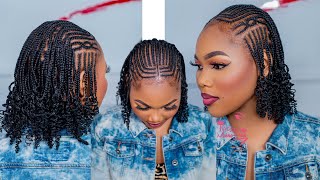 Jinsi ya kusuka mkato huu mpya wa Nywele  Trending Hairstyles  Conrow braids [upl. by Paine]