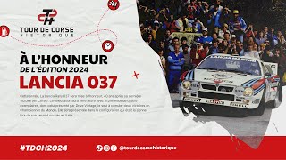 Lancia 037 au Tour de Corse Historique 2024 [upl. by Trauner267]