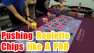 CEG Dealer School RAW Roulette Class 1 Pushing Stacks of Chips  Short Version [upl. by Etep]