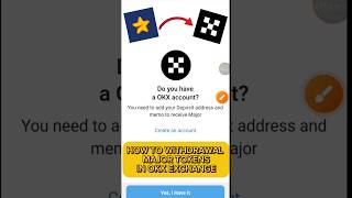 How to withdraw major tokens to okx exchange  Major withdrawal kasa kara  Major withdrawal [upl. by Jo-Anne]