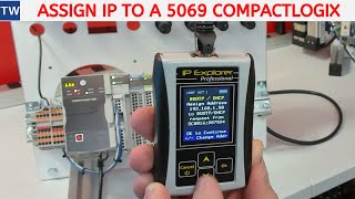 How To Set The IP Address of a 5069 Compactlogix PLC [upl. by Neeluj]