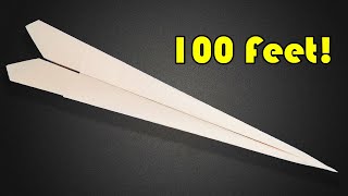 How to Make a Paper Airplane Jet World Record  hvordan lage et papirfly [upl. by Eetnuahs347]