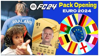 Pack Opening FC 24 Edizione Qualificazioni Europei 2024 [upl. by Aztinad]