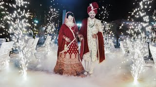 Hamari Dream Entry😍  Bride Groom Entry  Indian Wedding [upl. by Eclud24]