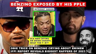 Obie Trice on Benzino CRYING About Eminem Benzino Gets EXPOSED IFPI Reveals Biggest Rappers 2023 [upl. by Asilrac324]