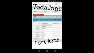 Vodafone Port Açma [upl. by Oned]