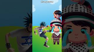 Punk rock Israel vs Palestina kartun animasi funny [upl. by Loram]