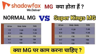 Shadowfax MG Kya Hota Hai  How to Earn MG  Shadowfax Earning and Work Experience [upl. by Aerdnaed]