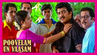 Poovellam Un Vasam Tamil Movie  Ajith has a huge fight with Jyothika  Ajith Kumar  Jyothika [upl. by Ativoj213]