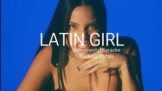 latin girl  Emilia Instrumental Karaoke  Backing Vocals [upl. by Kean]