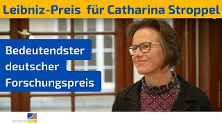 LeibnizPreis 2023 für Catharina Stroppel [upl. by Necyrb778]