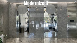 Modernized Otis Traction Elevators at the Swenson Building in San Jose CA [upl. by Xam]