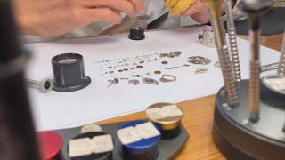 The whole process of Rolex 3130 movement assemblywatch restoration [upl. by Bennir267]