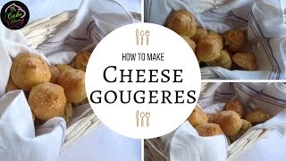 how to make cheese gougeres recipe [upl. by Andromache]