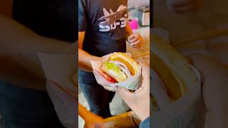 Viral BTech burger wala burger burgerking food streetfood fastfood delhi shorts shortsfeed [upl. by Dnomal216]