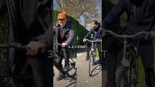 Ebike vs normale fiets 😳🚲 ad [upl. by Adranoel]