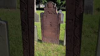 Headstone 1764  Pittsfield MA cemetery [upl. by Yrrem]