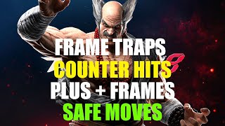 Tekken 8 Heihachi frame traps  counter hits  plus frames  safe moves [upl. by Cochrane]