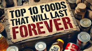 Top 10 Foods With Long Shelf Life  Survival Foods that will last forever staplefood [upl. by Neisa]