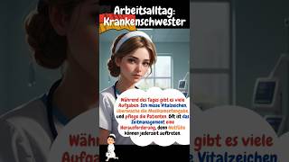 DeutschlernenHÖREN📢ARBEITSALLTAGKRANKENSCHWESTERListeningampSpeaking german deutsch learning [upl. by Ray]