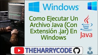 Como Ejecutar Un Archivo Java Con Extensión jar En Windows [upl. by Terhune779]