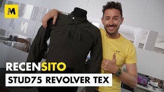 STUD75 Revolver Tex by Wheelup Recensione giacca urban da moto [upl. by Eadmund]