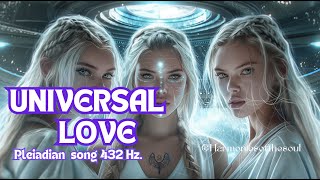 UNIVERSAL LOVE PLEIADIAN MUSIC healingmusic meditationmusic pleiadians universallove [upl. by Ecinad810]