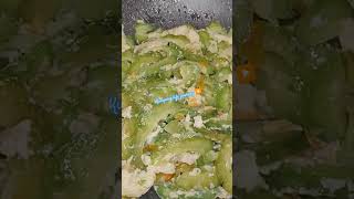 Ampalaya with salted egg easyrecipe asmrsounds cooking shortvideo [upl. by Lleira796]