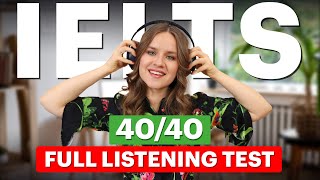 IELTS Listening Practice Test with Answers Question Types Strategies Get 4040 on IELTS LISTENING [upl. by Sulrac]