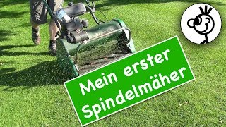 Benzin Spindelmäher ATCO ALLETT  Technik und Spindel schleifen [upl. by Awahsoj]