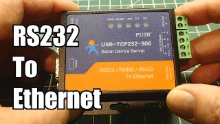 Getting Started With RS232 to Ethernet Conversion  USRTCP232306 [upl. by Shandra]