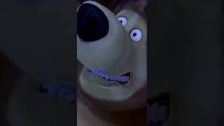 Michka nest pas un monstre  🐻👻 Shorts LaNuitDeLaPeur mashaetmichka MashaBearFra animation [upl. by Aket]