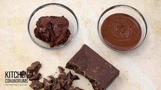 How to Melt Chocolate the Right Way  Kitchen Conundrums with Thomas Joseph [upl. by Theadora775]