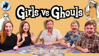 Girls Vs Ghouls Playthrough  New Kickstarter Board Game [upl. by Atnoid]