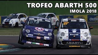 Trofeo Abarth 500 Imola 2018  Race highlights [upl. by Nipha554]