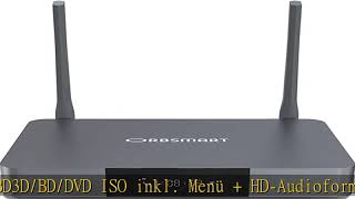 Orbsmart R81 4K Media Player  Dolby Vision  HDR10  UHD  3D  HDAudio  USB 30 für Festplatte [upl. by Nylhsa]