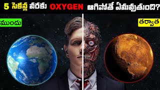 ఒకవేళ 5 సెకన్ల వరకూ Oxygen ఆగిపోతే ఏమవుతుంది What If The Earth Lost Oxygen For 5 Seconds [upl. by Nosduh]