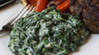 Creamed Spinach Recipe  Steakhouse Creamed Spinach [upl. by Meedan370]