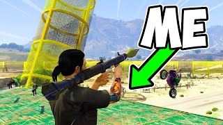 Bikes VS RPG in GTA 5 [upl. by Pogue]