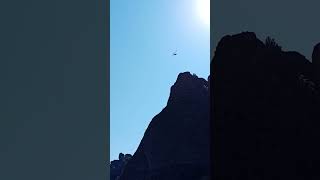 Chopper aerobatics over Belogradchik fortress [upl. by Leirbaj]