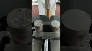 Hard printing on steel metal plates Pneumatic marking  Laser marking shorts printing [upl. by Royce]