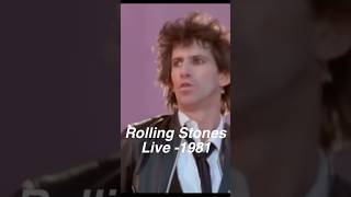 Rolling Stones LIVE  1981 shorts rollingstones rock new mickjagger keithrichards [upl. by Retsam315]